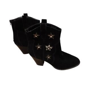 Anna Sui X Inc Black Suede Boots